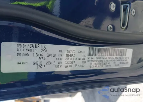 2020 Jeep Compass Latitude 4X4 from USA, damaged, VIN 3C4NJDBB8LT219613